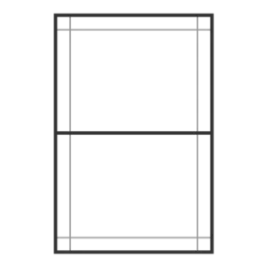 Double Prairie By Window window grid pattern